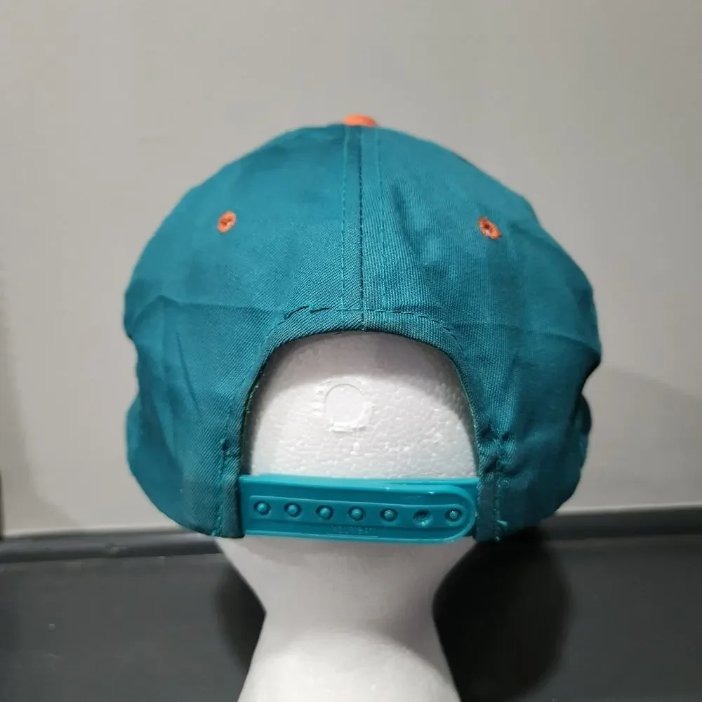 VTG 90s Miami Dolphins Team NFL‎ Football Snapback Hat Cap OSFA 1990s